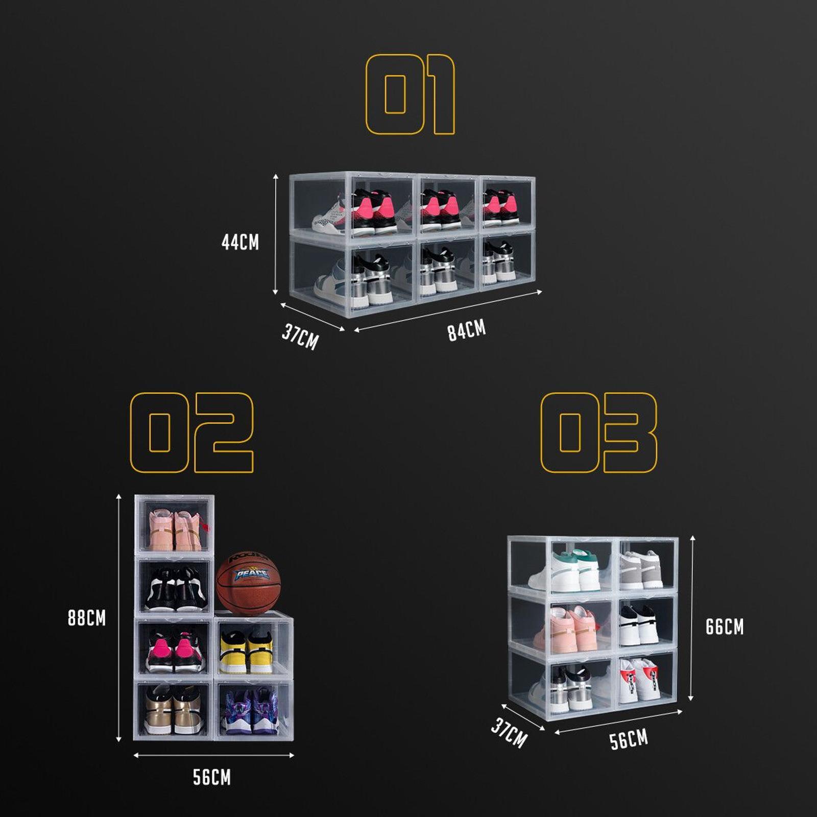 6pcs Shoe Storage Box Bunnings Australia