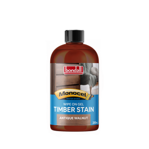 Bondall 250ml Antique Walnut Monocel Wipe On Gel Stain