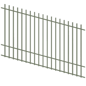 ProtectorAl 1201 - 2400 x 1500mm Pale Eucalypt Raked Up to 15º Batten Pool Fence Panel