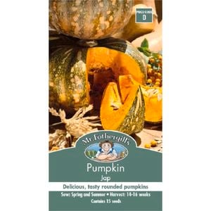 Mr Fothergill's Pumpkin Jap  Seed
