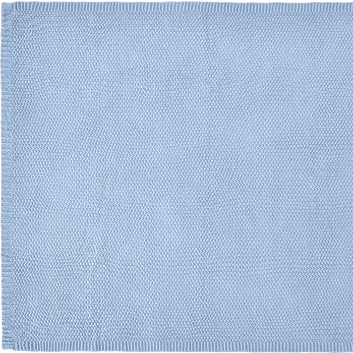 Astin Sinclair Blue Knitted Throw