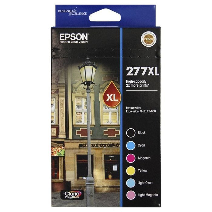 Epson GENUINE Epson 277XL 6 Colours Value Pack Ink Cartridge XP-850 XP-950 T278892