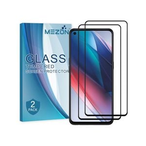 2 Pack MEZON OPPO Find X5 Lite Full Cover Tempered Glass Screen Protectors