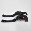 Yamaha Mt-09 Brake And Clutch Lever Pair Suit 2015-2020 Tracer (shorty Style) - Black With Red Adjuster