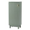 Levede Bathroom Cabinet Freestanding Storage Cupboard Slim 3 Tier Shelves Green