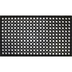 Bayliss 40 x 70cm Black Rubber Circle Mat