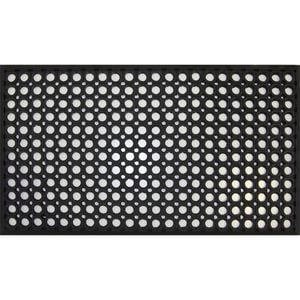Bayliss 40 x 70cm Black Rubber Circle Mat
