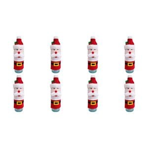 8x LVD Bottle Cover Santa Knit Decorative Barware/Serveware Home Kitchen Decor