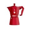 Bialetti Moka Exclusive Stovetop Espresso Maker 6 Cup Red