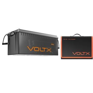 Voltx 12v 300ah Lithium Battery 3840wh + 200w Solar Panel – High-capacity Backup Power Bundle