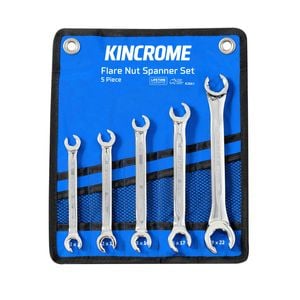 Kincrome 5 Piece Metric Flare Nut Spanner Set