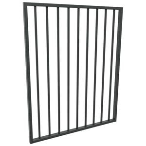ProtectorAl 975 x 1200mm Monument Aluminium Square Picket Flat Top Pool Gate
