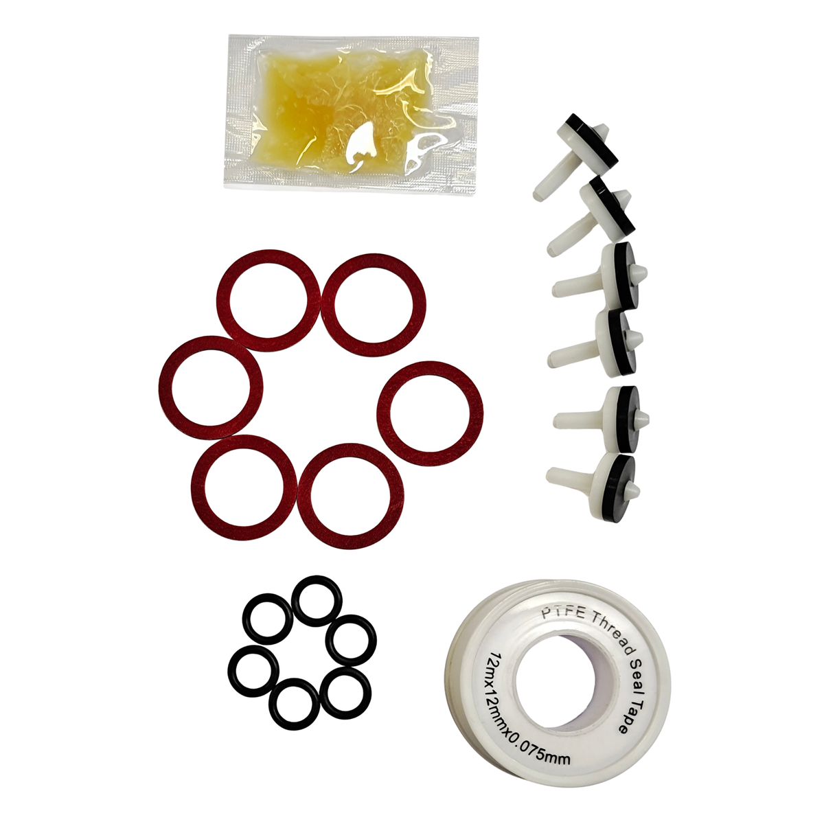 Kinetic 6 Piece 12mm Nylon Standard Tap Repair Kit - Bunnings Australia