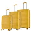 Rock Palma 3 Pce Set Lightweight Hardsided Suitcase - Yellow