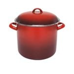 Chasseur Enamel Stockpot 28cm - 14L Red
