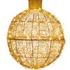 Christabelle 50cm Christmas Display Bauble with Gold LED Lights Indoor Outdoor Decoration