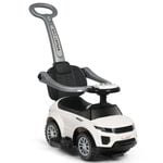 Costway Kids Ride On Push Car Sliding Walking Toy w/Guardrails White