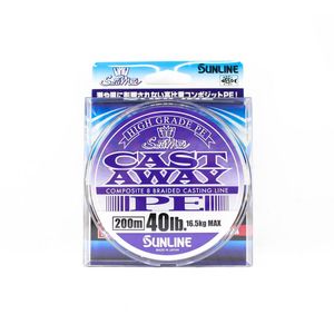Sunline Cast Away Pearl Blue x8 Braid Fishing Line 150m 40lb