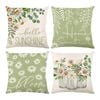 Catzon 4 Pcs Sunflower Throw Pillow Covers Summer Porch Home Decor 50X50cm-Set 9