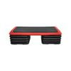 XL - Aerobic Step - 110cm*40cm Cardio Exercise Stepper - Red Stepper 8 Risers
