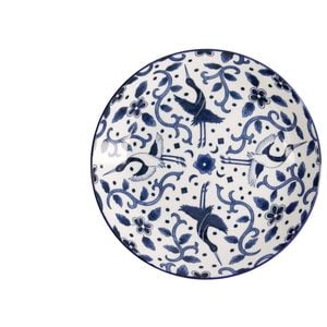 Tokyo Design Round Porcelain Maizuru Blue Plate Microwave Dishwasher 25cm