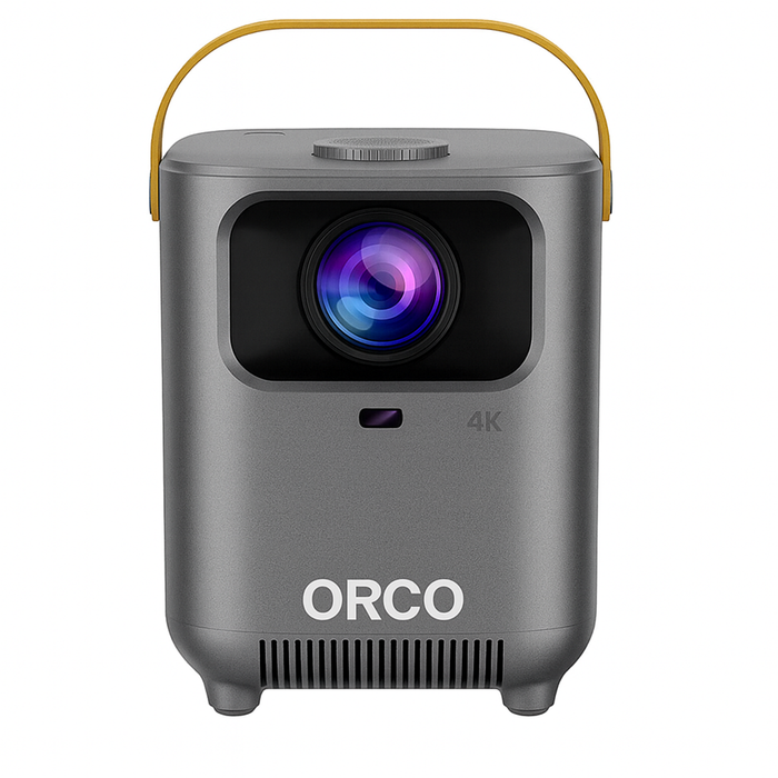 Veloreo Smart Mini Projector 8000 Lumens Android 11 Wi-Fi 6 Bluetooth Portable Projector with Auto Keystone (4K Supported)