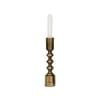 Ssh Collection Ripple 22cm Single Candle Stand - Brass