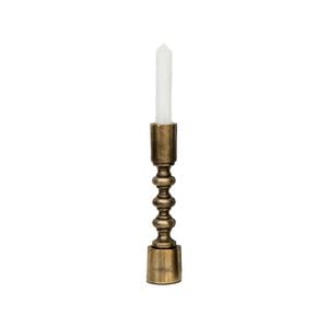 Ssh Collection Ripple 22cm Single Candle Stand - Brass