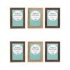 6PK Unigift Aspect 13x18cm MDF/Glass Picture Frame - Assorted