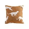 SOGA 50cm Throw Pillow – Brown and White Cheetah Animal