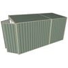 Build-a-Shed 1.5 x 3.7 x 2m Double Hinged Door Skillion Shed - Green