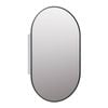 Future Glass Pill Mirror Cabinet - 960 X 560mm Black
