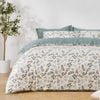 Dreamaker Vermont 100% Cotton Reversible Quilt Cover Set King Single Bed