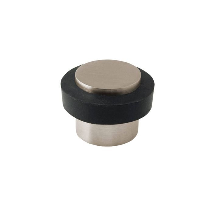 Zanda 38 x 38mm Brushed Nickel Round Floor Mount Door Stop