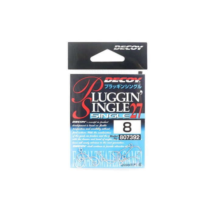 Decoy Pluggin 27 Single Lure Fishing Hook 8
