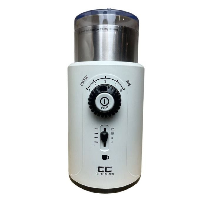 Coffee Culture Electric Coffee Grinder - Matt White