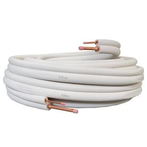 iTemp 1/4 x 1/2" 10m Pre-Insulated Copper Pair Coil 