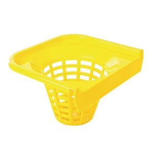 Nisbets Essentials Conical Wringer Mop Attachment Basket Bucket Floor Cleaning Public Area Yellow 3 Pieces