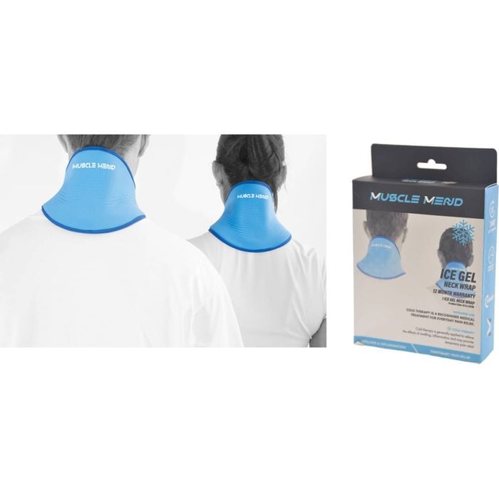 Gibson Gifts Muscle Mend Ice Gel Neck Wrap Hot/Cold Packs Health Care