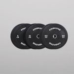Olympic Black Bumper Plates 70KG Package