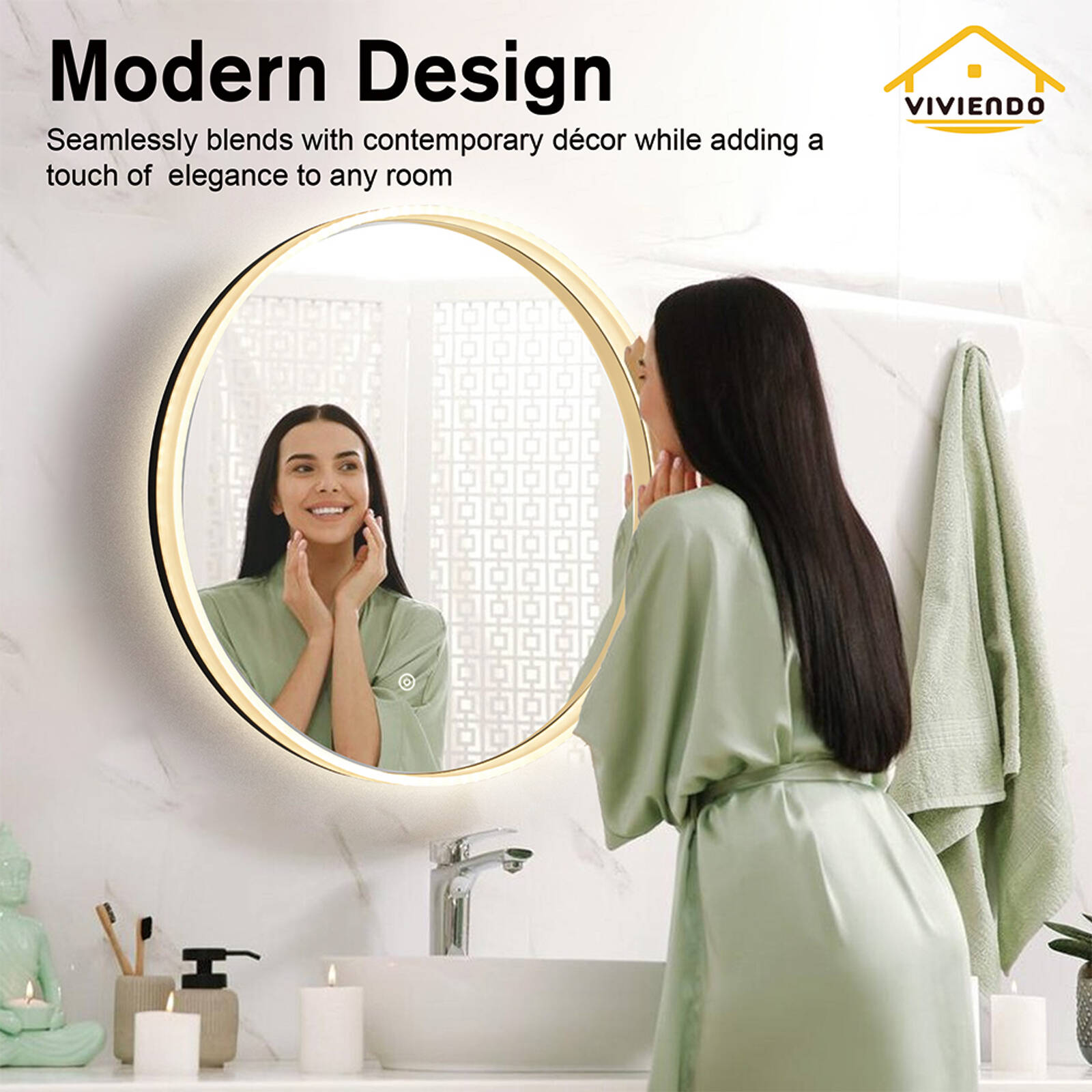 Led bathroom mirror bunnings sales