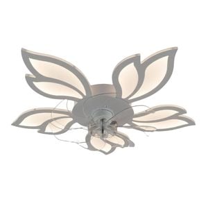 Windora Liora 63cm Ceiling Light with DC Ceiling Fan & 3CCT Dimmable LED Remote Control