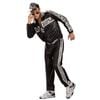 Rap Idol Halloween Costume Adult 90s Hip Hop Tracksuit with Cap and Panels, Standard
