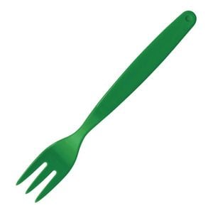 Olympia Kristallon Table Forks Polypropylene Shatterproof Green 174mm 12 Pack