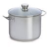 Gourmet 7.6l Stainless Steel Stockpot With Glass Lid 24x18cm Baccarat