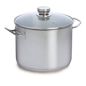 Gourmet 7.6l Stainless Steel Stockpot With Glass Lid 24x18cm Baccarat