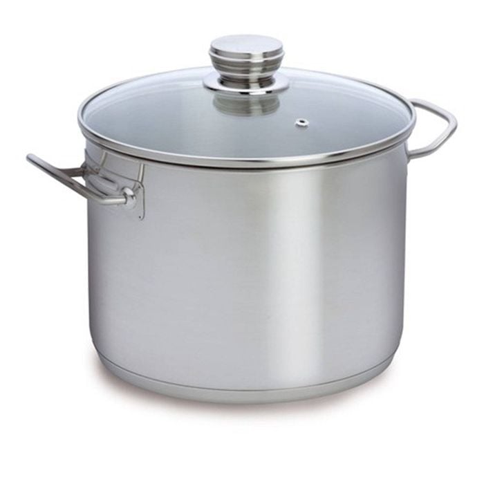 Gourmet 7.6l Stainless Steel Stockpot With Glass Lid 24x18cm Baccarat