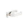 Zanda 165mm White Streamline Passage Set With 1131 Latch DDA Compliant