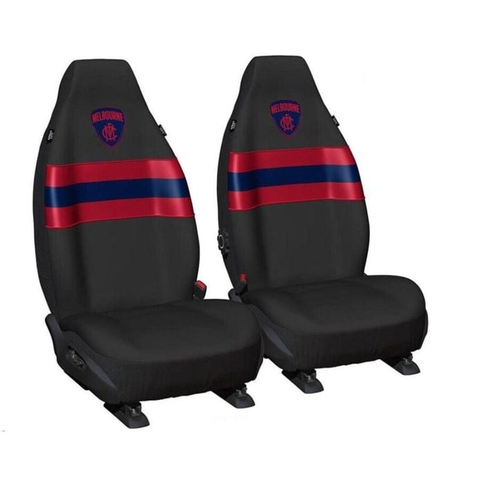 Melbourne Demons Official Afl Seat Covers Airbag Compatible Universal Fit