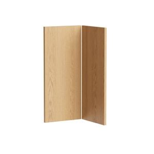 Kaboodle Oak Latte Modern Corner Base Cabinet Doors - 2 Pack